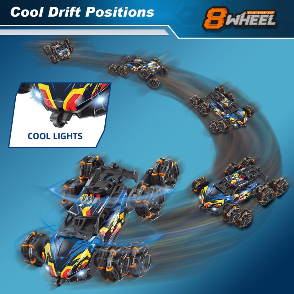 Cool 8 Wheels Hand Controlled Rc Stunt Car Toys, Gesture Sensing Remote Control Cars photo 8