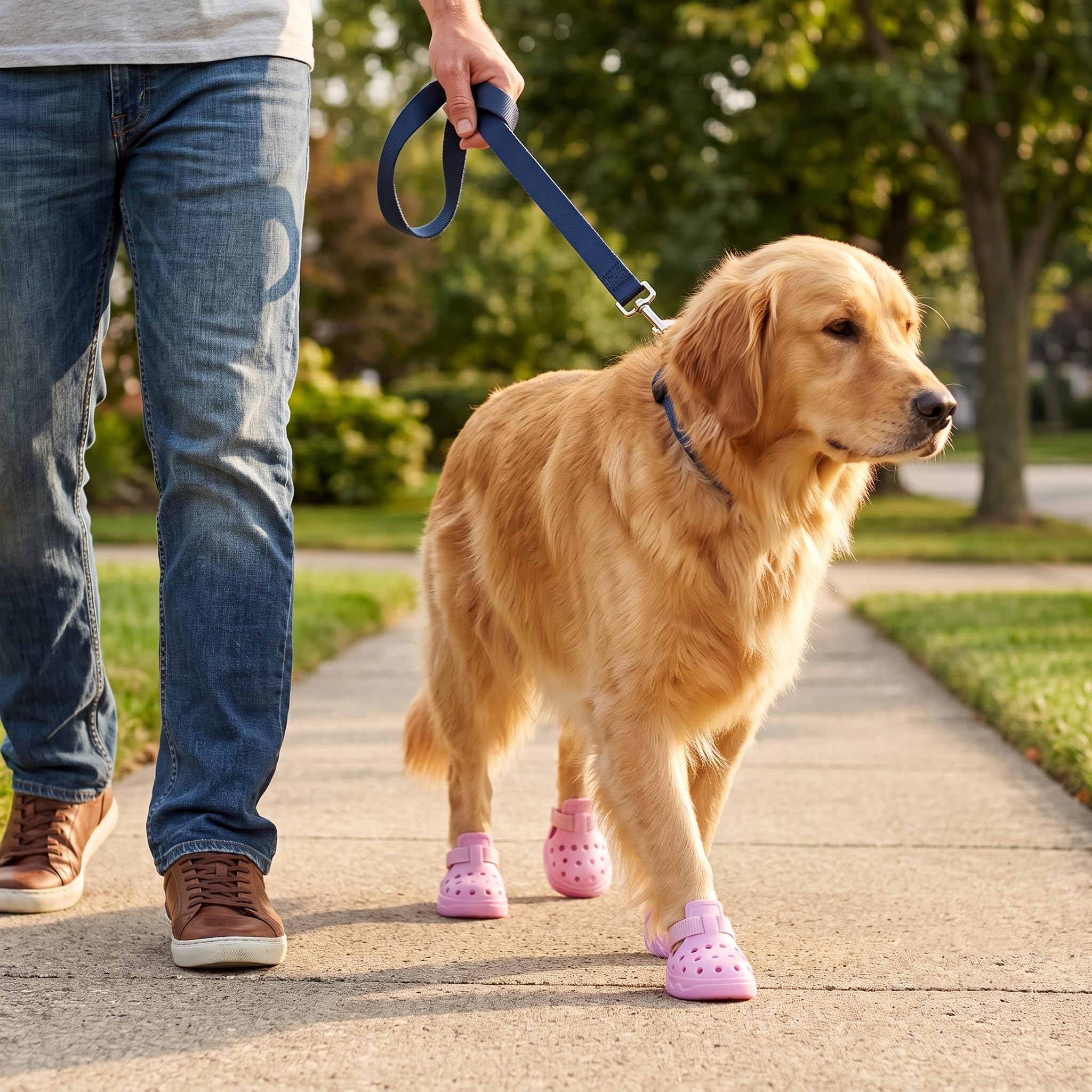 Dog Shoes For Dogs, Clogs Boots Booties Hot Pavement, Rain Waterproof Shoe Summer Sandals Puppy Breathable Doggie Doggy Light Water Up Sneaker photo 4