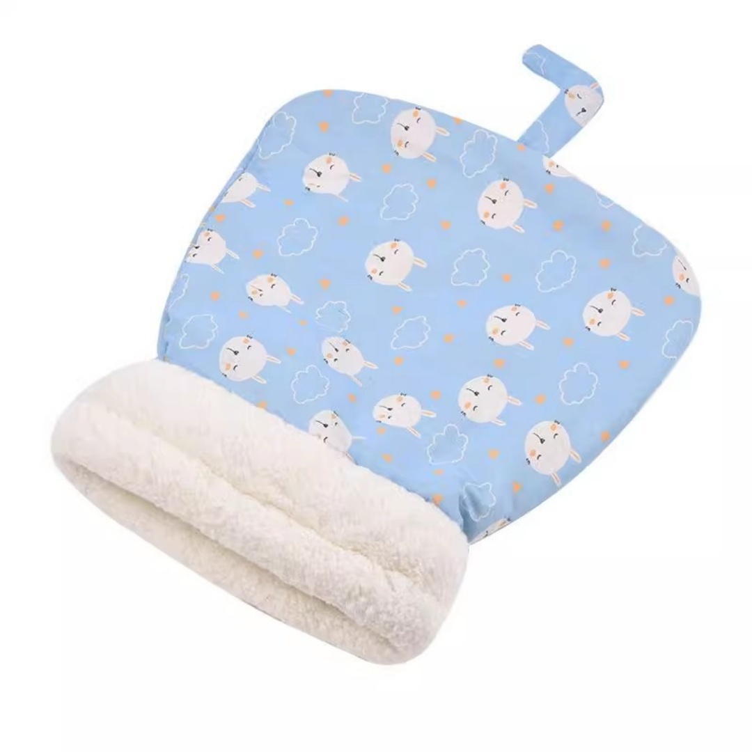 Thickened Cute Cartoon Enclosed Cat Sleeping Bag For Autumn Winter photo 1
