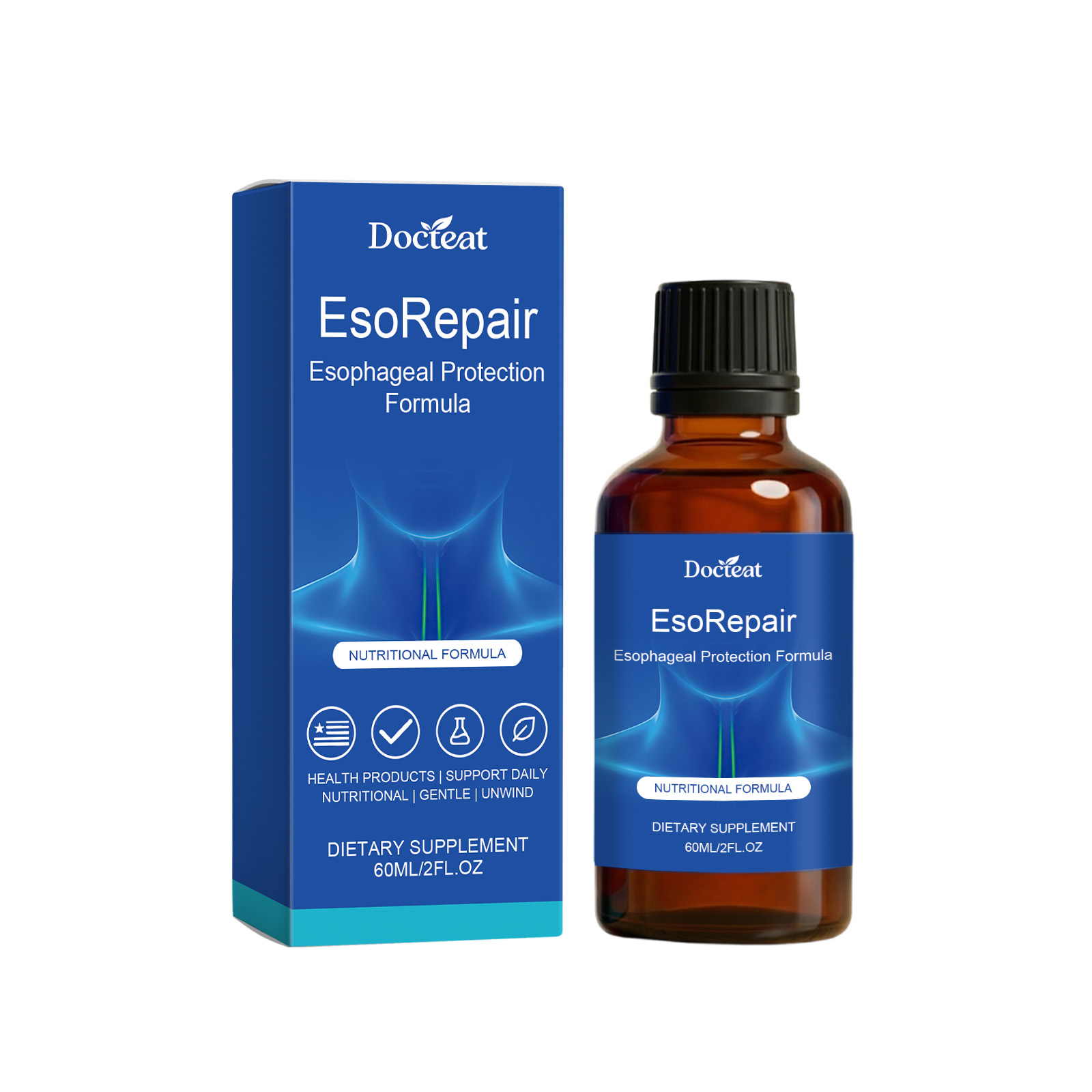 Intestinal Soothing Health Support Liquid Inlet 60ml-box photo 2