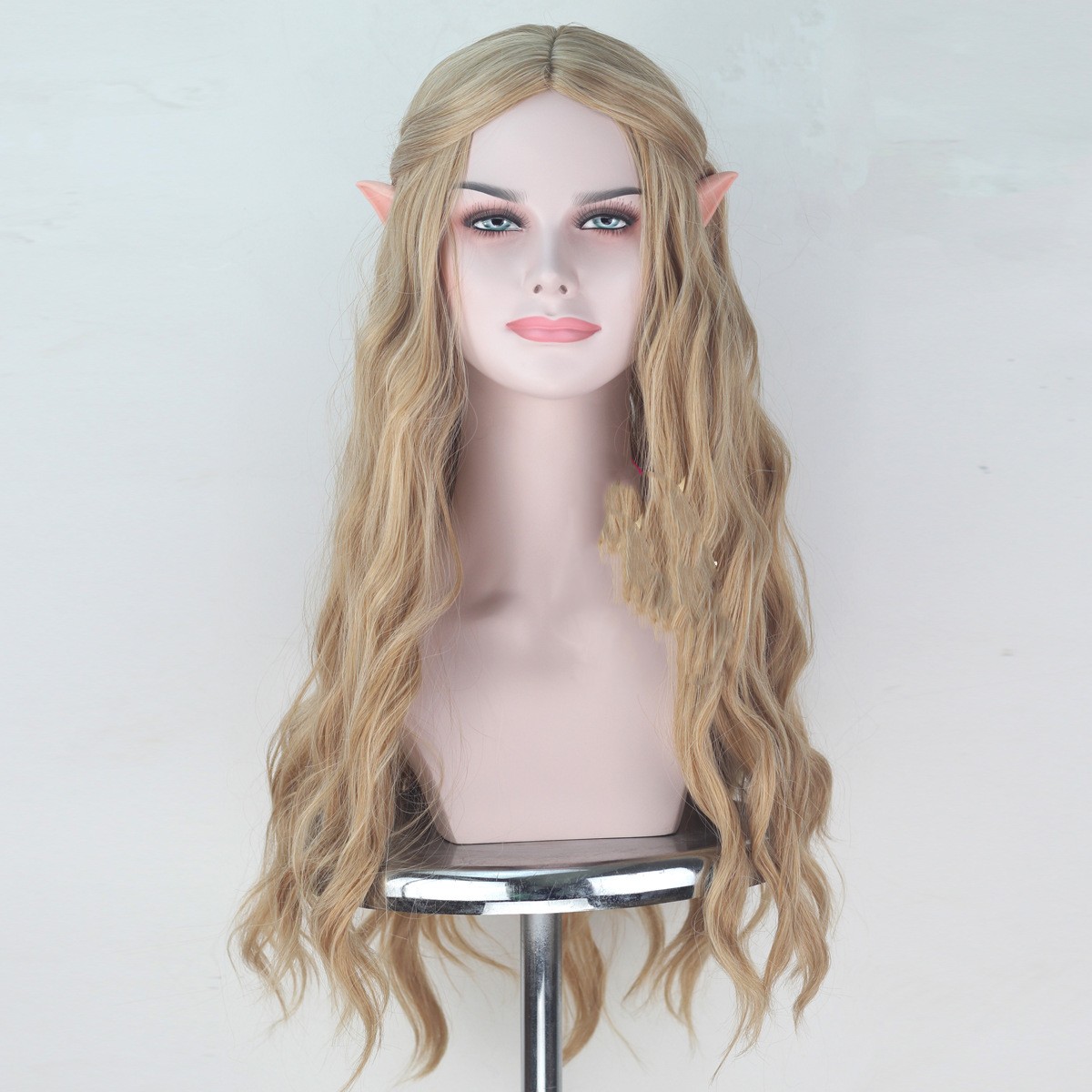 Hobbit Wig Elf Queen Kellantril With Ears Cosplay Anime Wigs photo 2