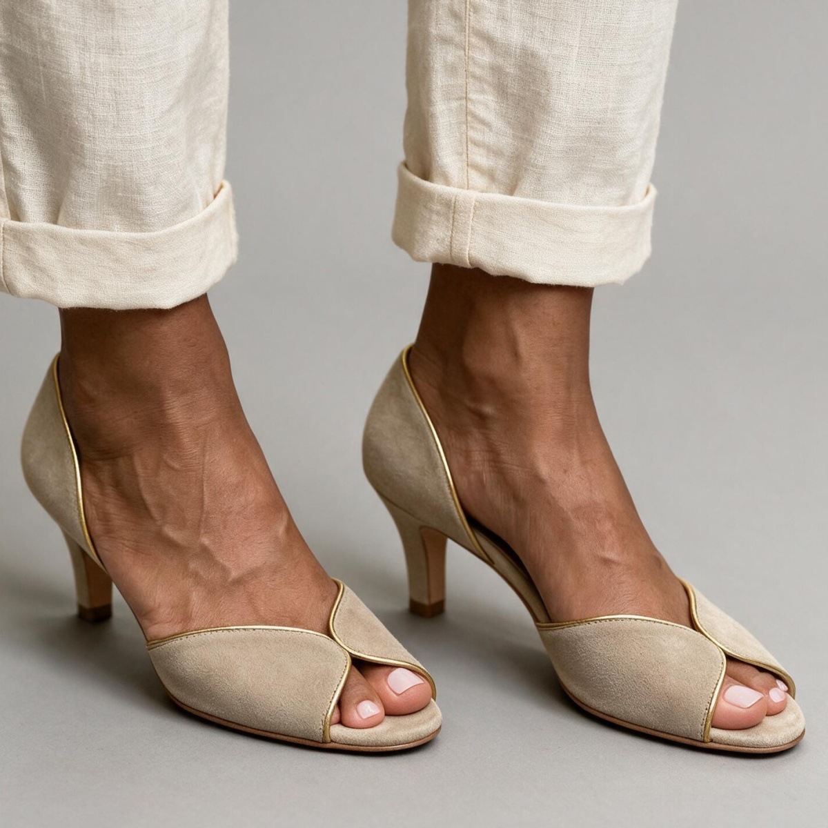 Plus-size Stiletto-heel Open-toe Sandals photo 7