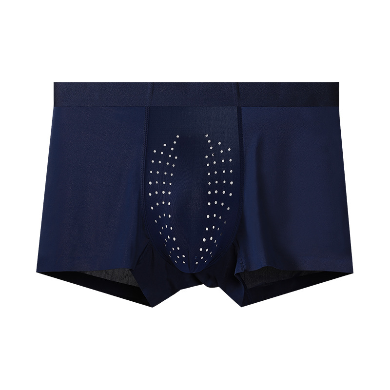 Mens Breathable Summer Thin Boxer Briefs Seamless Boxer Style photo 4