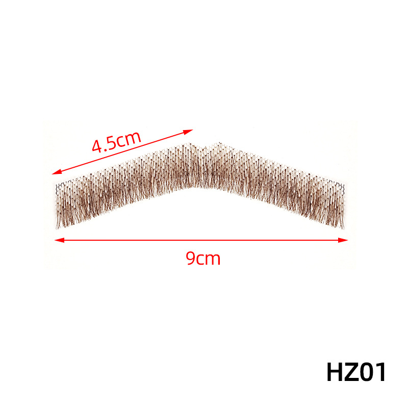 Invisible Seamless Film And TV Disguise Makeup Fake Beard photo 5