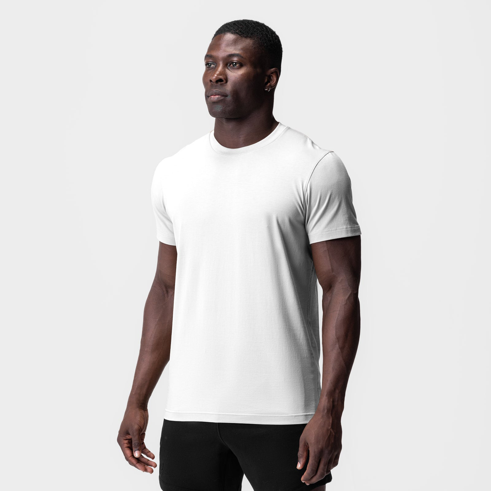 Men's Ice-feel Cotton-polyester Stretch Moisture-wicking Crew-neck T-shirt photo 7