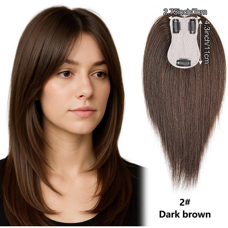 Womens Volumizing High-parting Hair Extension Piece photo 4