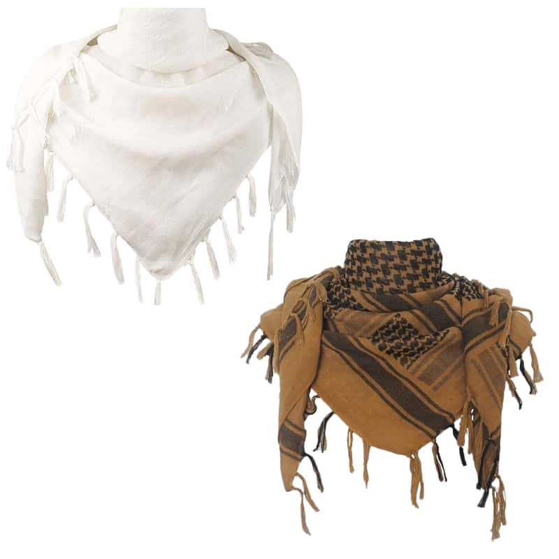 Jacquard Headscarf Scarf With Tassels Mens Scarf photo 7