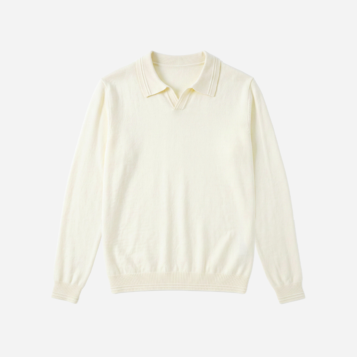 Mens Knitted Sweater High-End Long-Sleeve Top photo 5