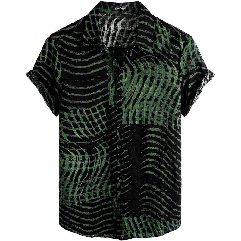 Fashion Summer Printed Hawaiian Shirt For Men photo 4