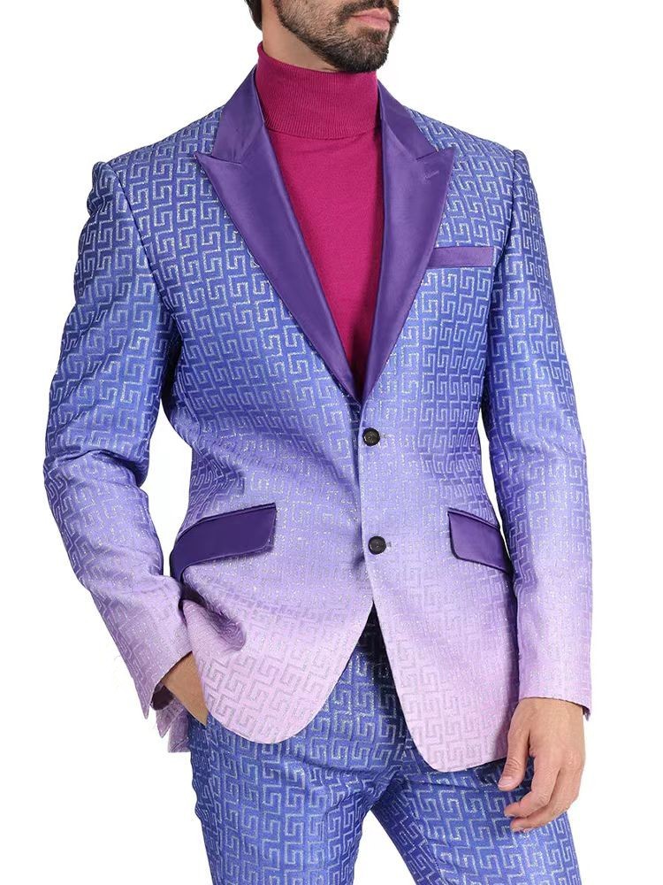 Suit-style Printed Casual Long-sleeve photo 8