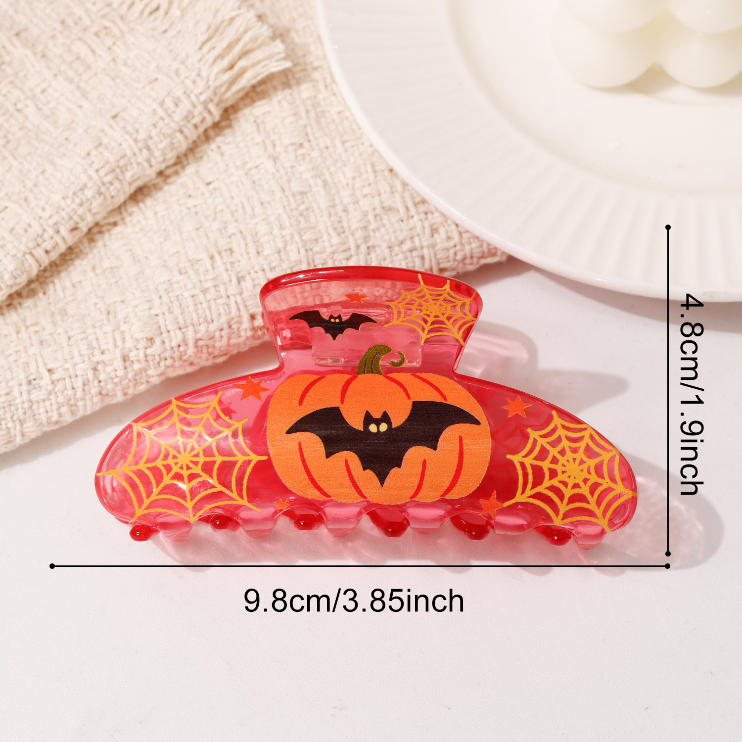 New-style Halloween Transparent Shark Clip For Womens Hair photo 5
