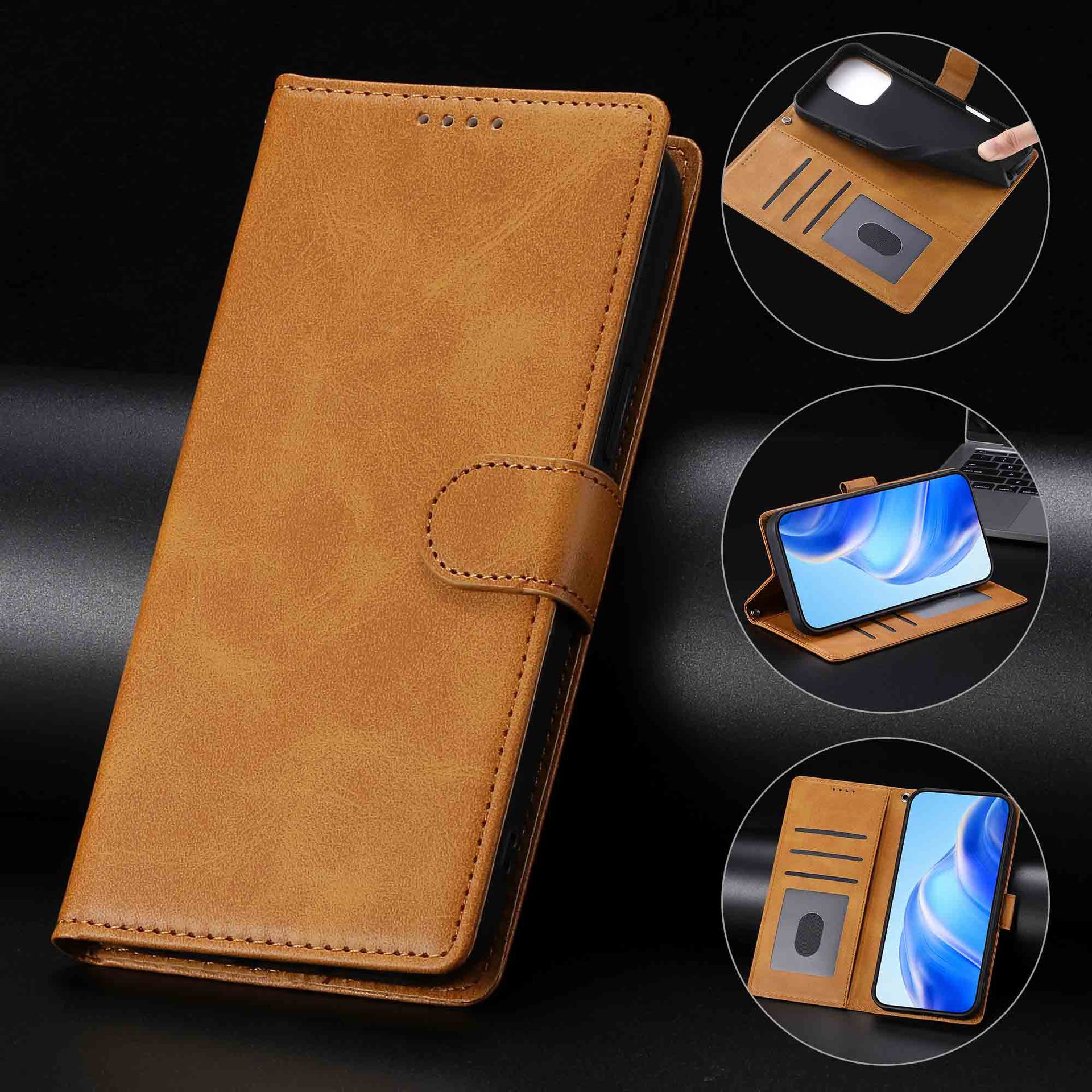 Calf-pattern Phone Case With Flip Cover photo 3