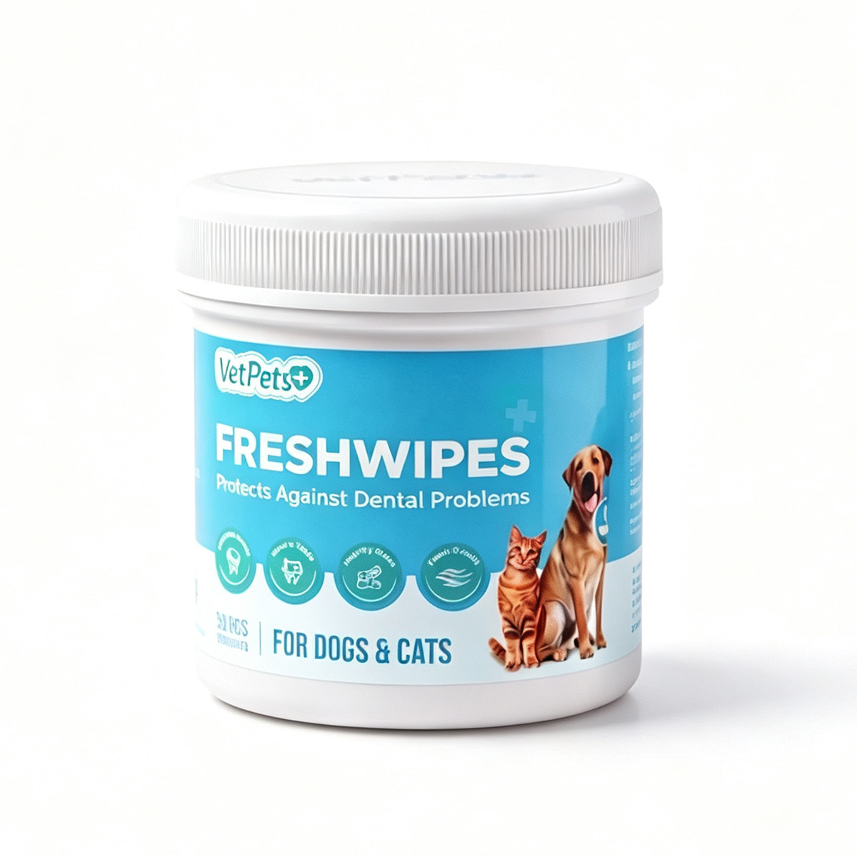 Pet Eye-Cleaning Finger Wipes For Cats And Dogs Removes Tear Stains photo 2