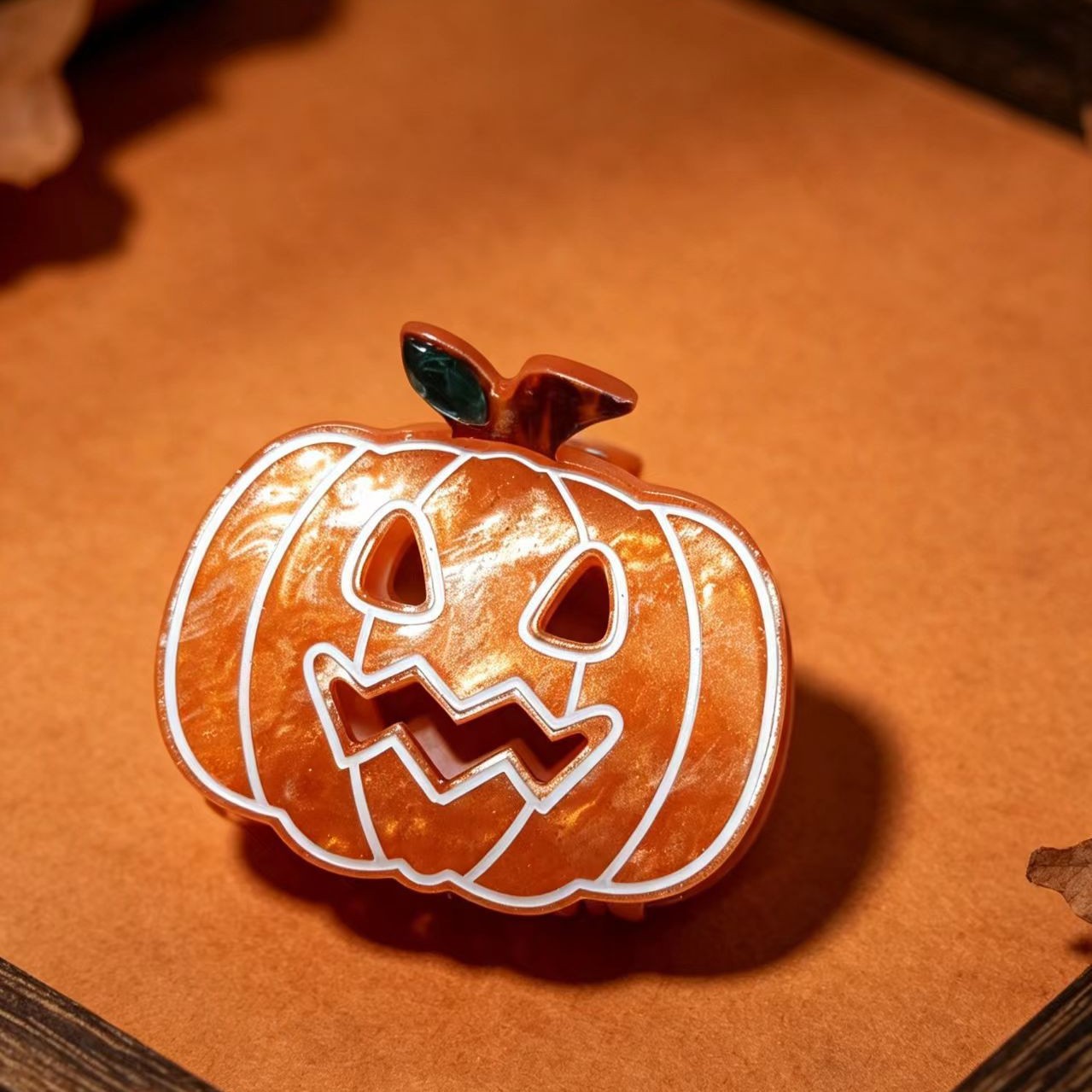 Halloween Funny Claw Clip Pumpkin photo 1