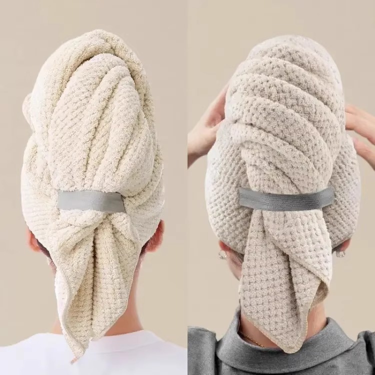 Coral Fleece Quick-drying Water-absorbing And Hair Drying Towel photo 7
