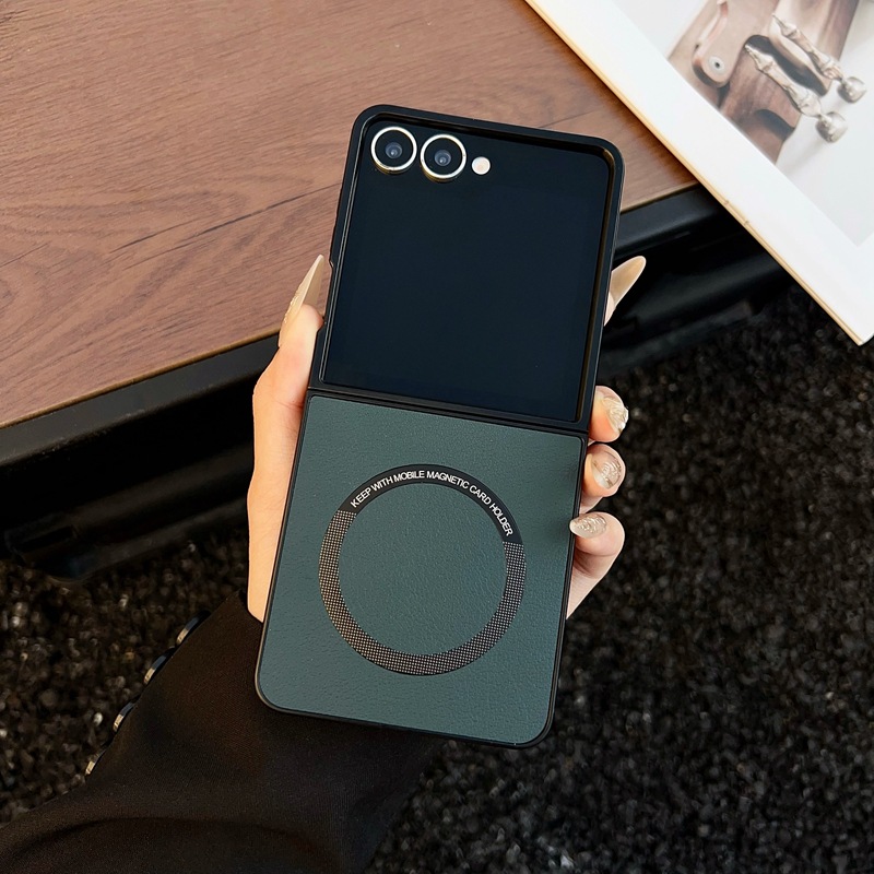 Business-style Leather-texture Magnetic Phone Case photo 5
