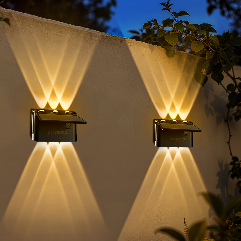 Outdoor Courtyard Solar Wall Washer Light photo 8