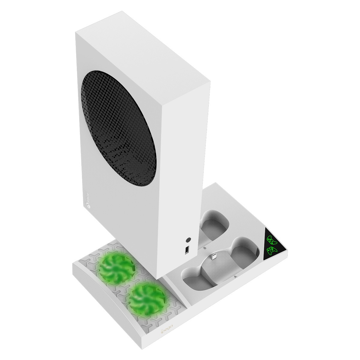 XboxSeriesS Main Engine Cooling Fan Base XSS Gamepad Dual Battery Fixed Charger With Earphone Rack photo 8