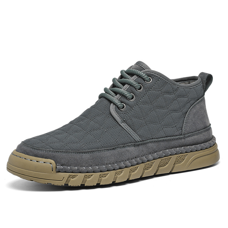 Winter Fleece-lined Warm Snow Boots Mens Shoes photo 6