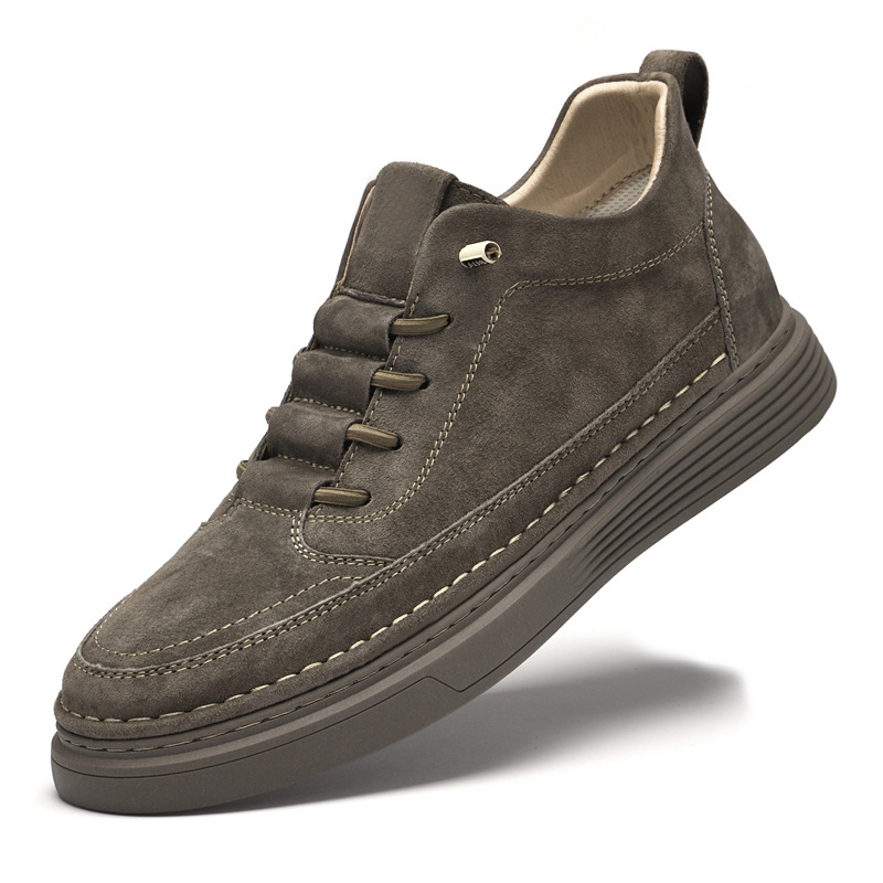 Genuine Leather Casual Shoes Sneakers Suede And Nubuck Leather photo 5