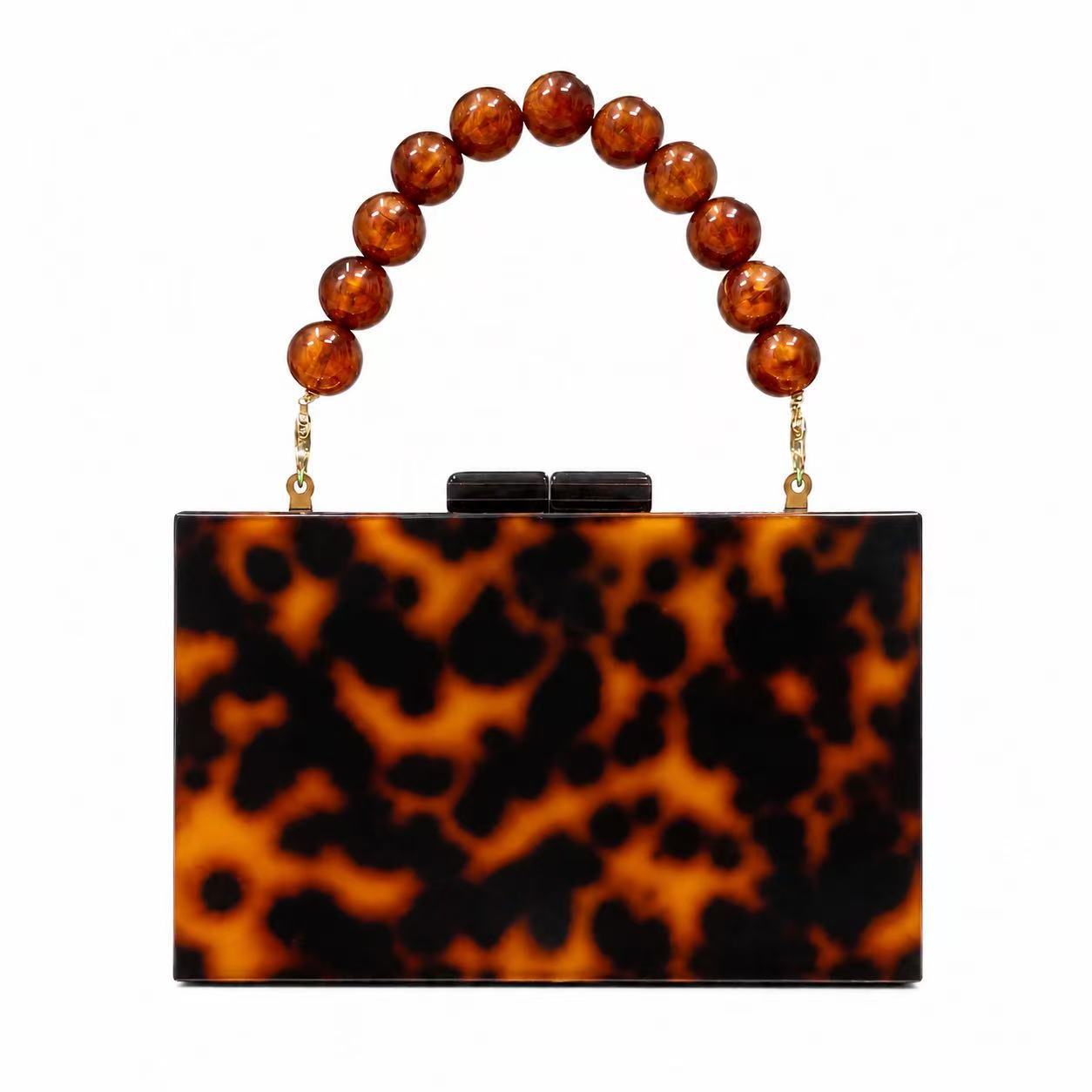 Stylish And Elegant Womens New Pearly Acrylic Evening Bag photo 4