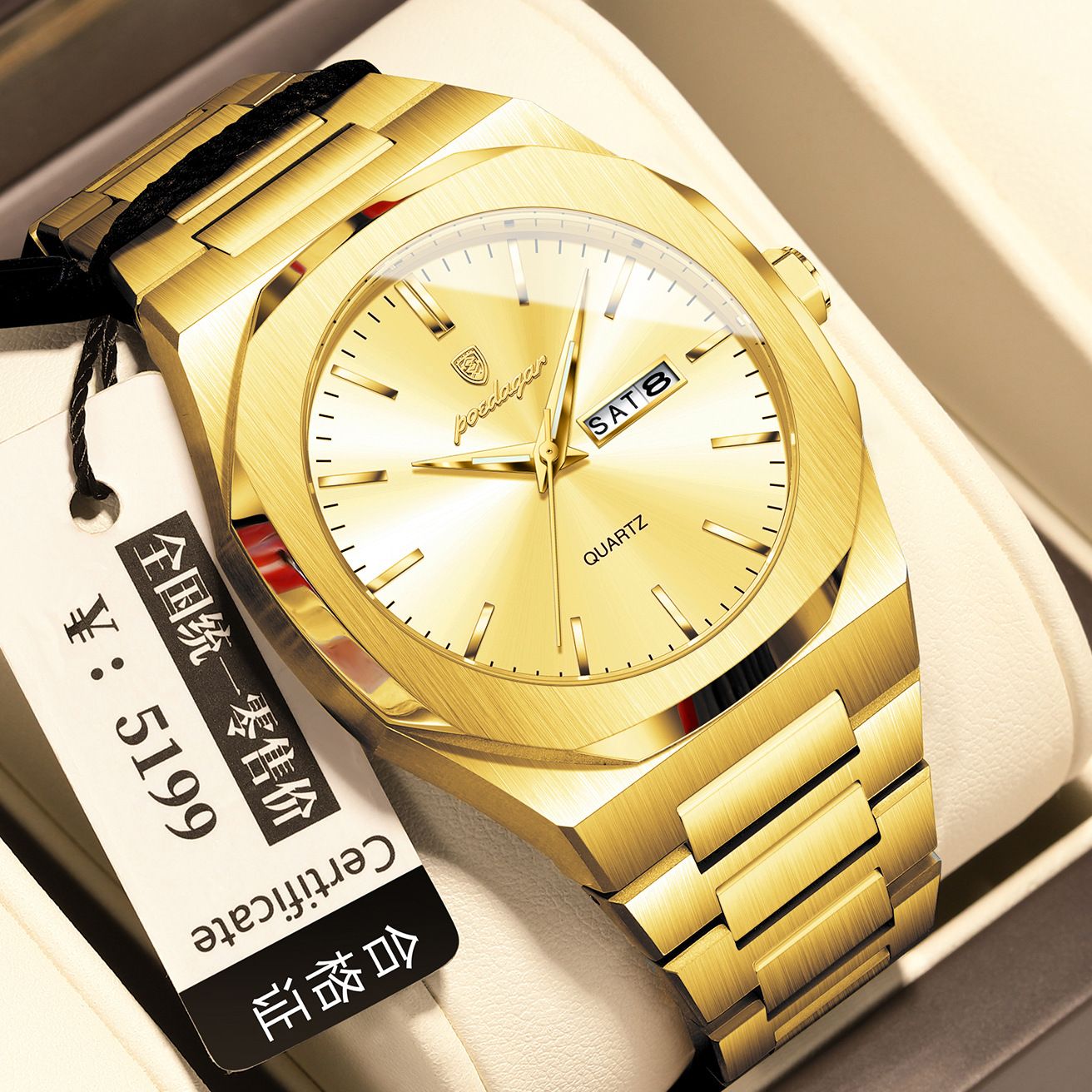Men's Waterproof Luminous Quartz Watch photo 8
