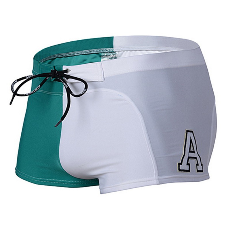 Mens Nylon Boxer Swim Trunks photo 7
