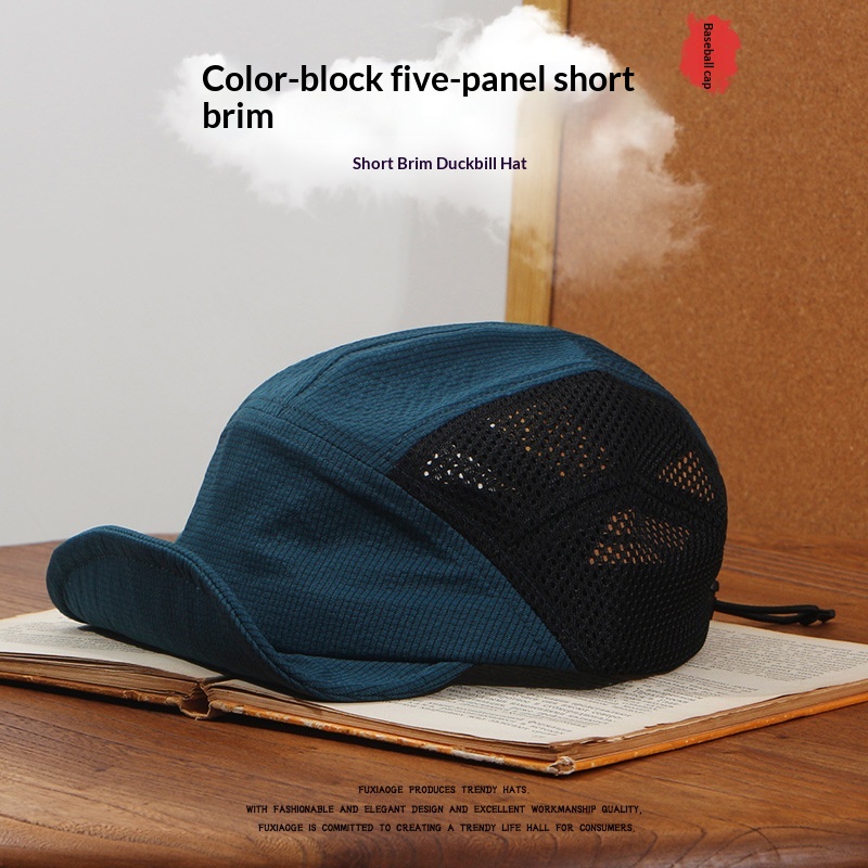 Breathable American-style Short-brim Hat For Men photo 5