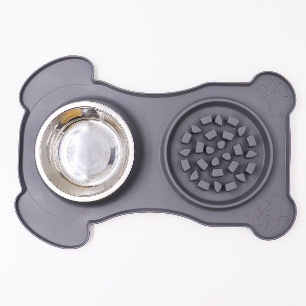 All-in-one Stainless Steel Pet Bowl And Mat photo 2