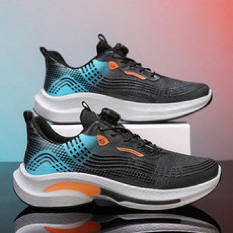 Fashionable Mesh Breathable Rotating Buckle Sneaker photo 2