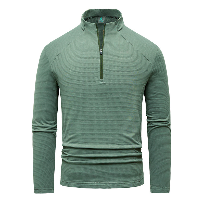 New Autumn And Winter Men's Fleece-lined Long-sleeved Shirt photo 1