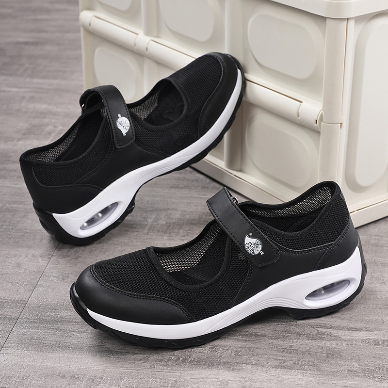 Women's Air-cushioned Mesh Sneakers, Slip-on Style photo 3