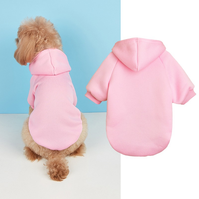 Classic Solid-color Hoodie For Pet Warmth photo 8
