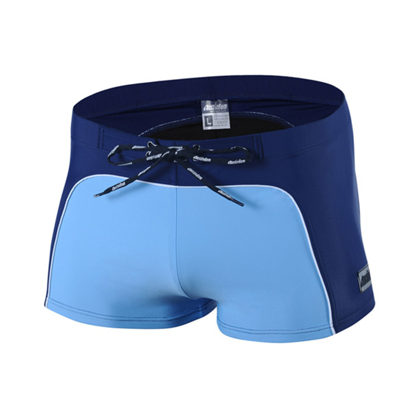 Mens Nylon Boxer Swim Trunks photo 4