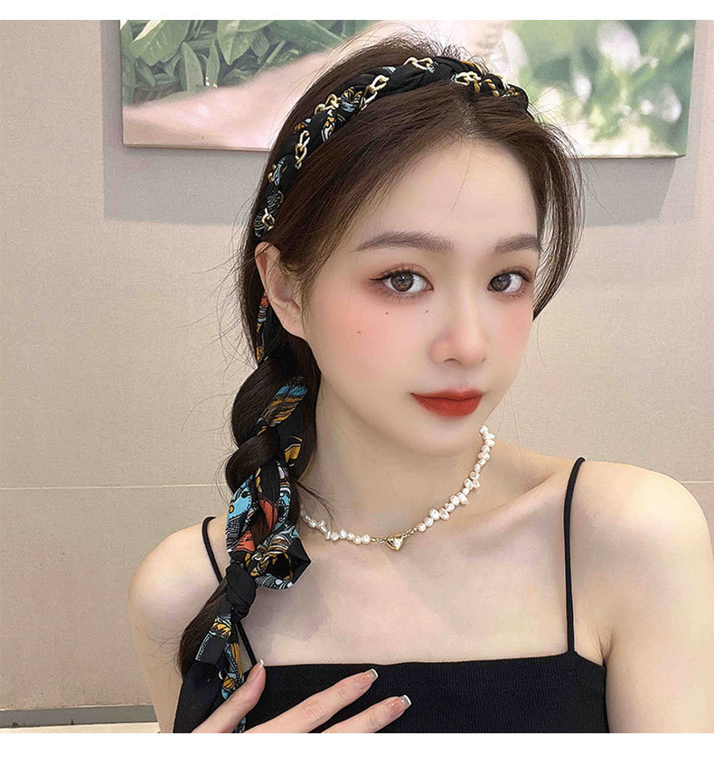 Bow Braided Hair Band For Women photo 5