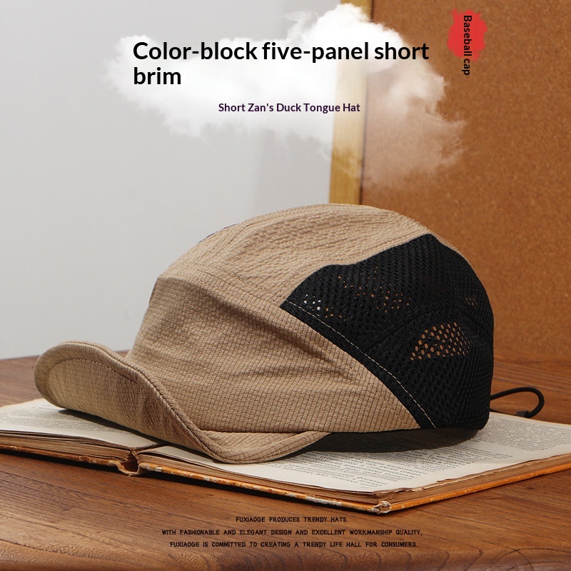 Breathable American-style Short-brim Hat For Men photo 4