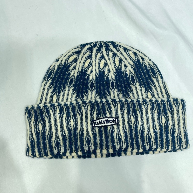 Autumn Winter Warm Ear-Protecting Tie-Dye Colorblock Knitted Beanie photo 4
