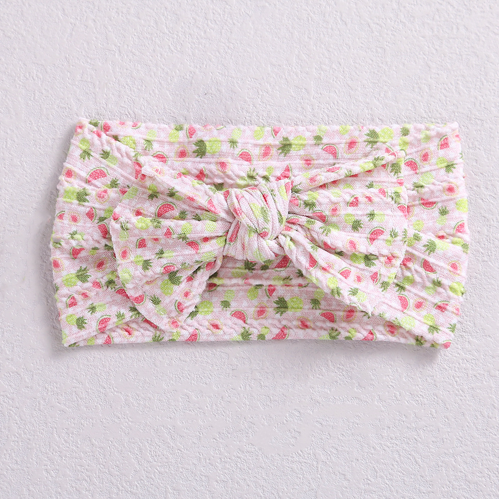 Wide-brimmed Jacquard Nylon New-style Childrens Headband photo 3