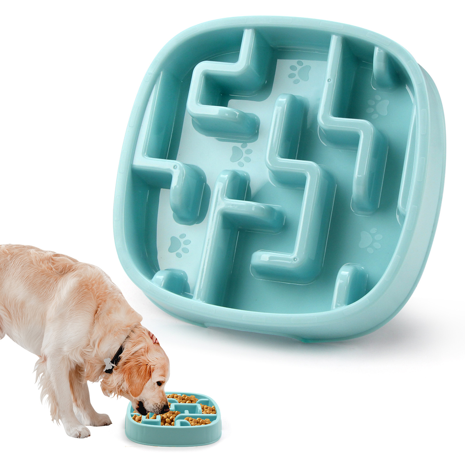 Tip-proof Slow-feeding Dog Bowl photo 2