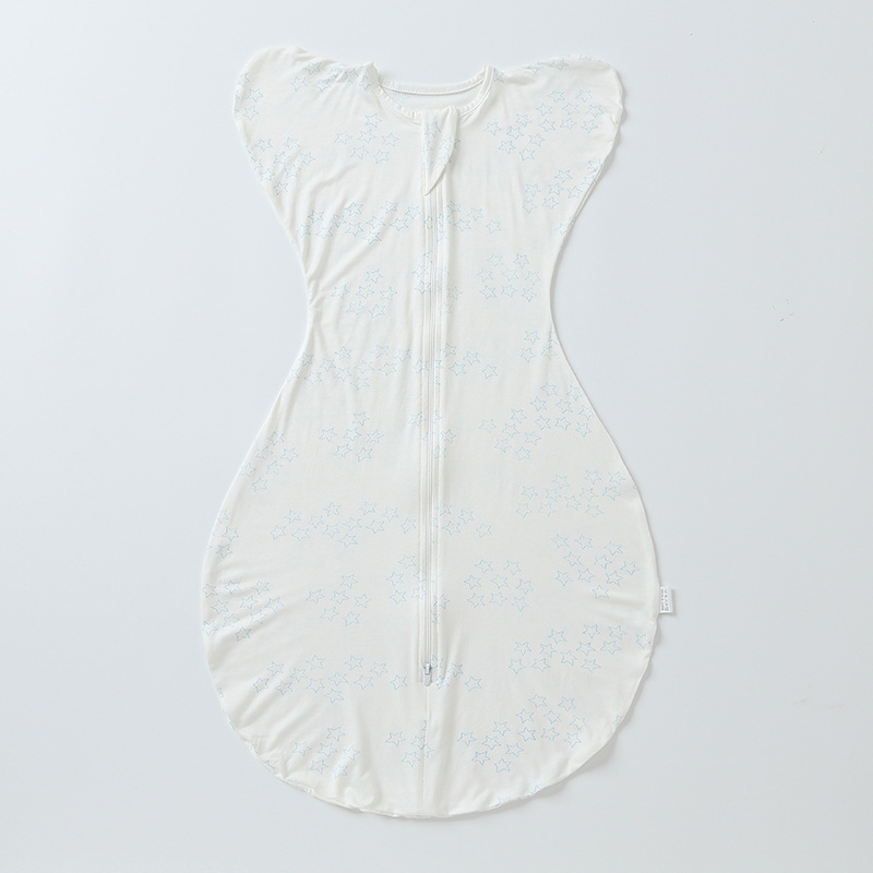 Newborn Baby Anti-Spreading Cooling Bamboo Fiber Swaddle Sack photo 8