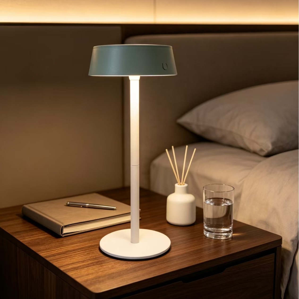 Creative Solar-Powered Charging Desk Lamp photo 1