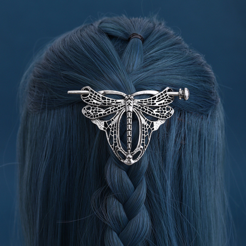 Retro Dragonfly Hairpin Norwegian-style Party Accessory photo 4