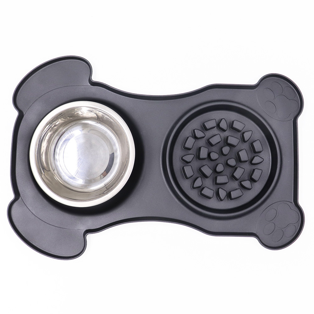 All-in-one Stainless Steel Pet Bowl And Mat photo 6