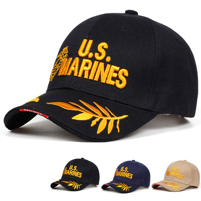 Outdoor Embroidered Baseball Marine Corps Baseball Cap photo 1