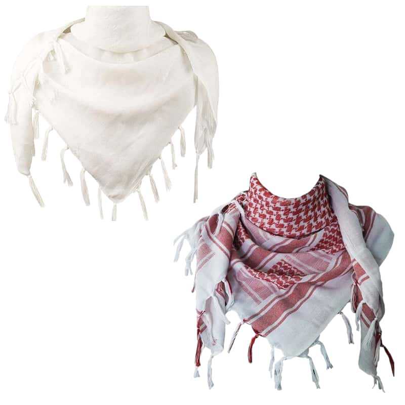 Jacquard Headscarf Scarf With Tassels Mens Scarf photo 4