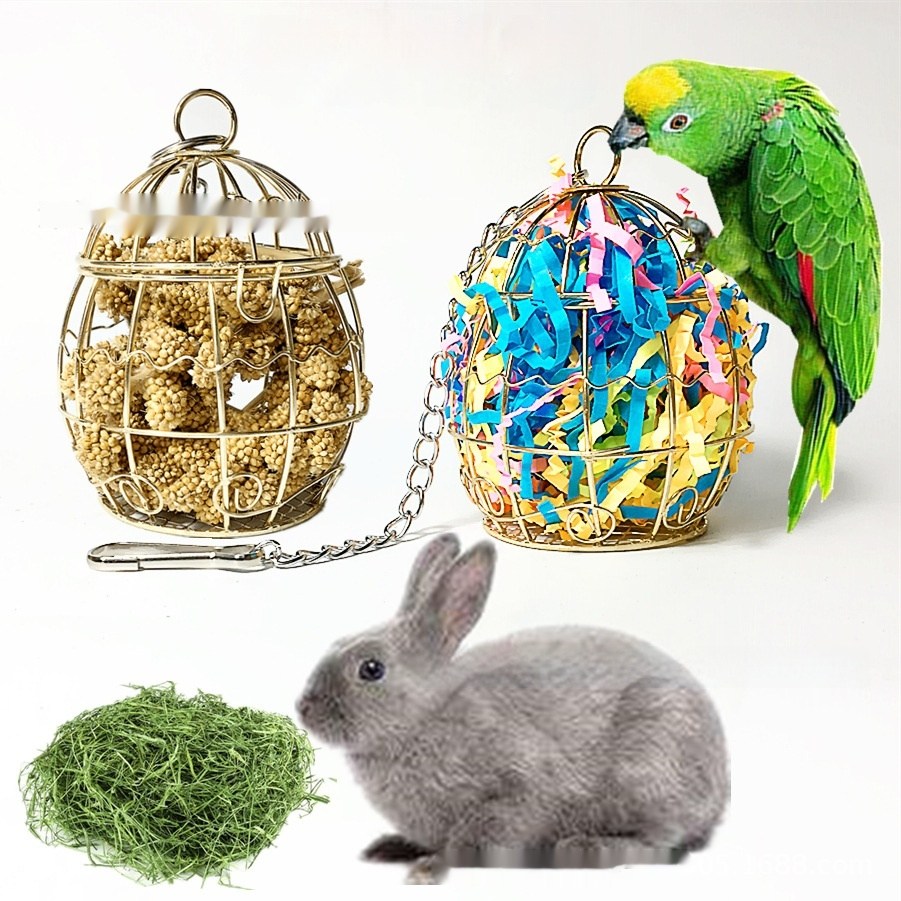 Parrot Toy Bird Bite Rabbit Feeding Water Foraging Brushed Toy photo 7