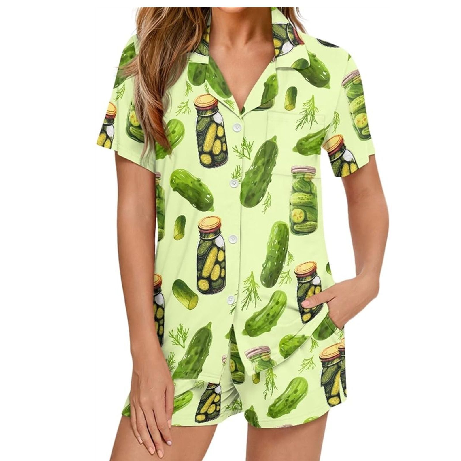 Casual Plus Size Temperament Christmas Tree Printing Suit photo 2