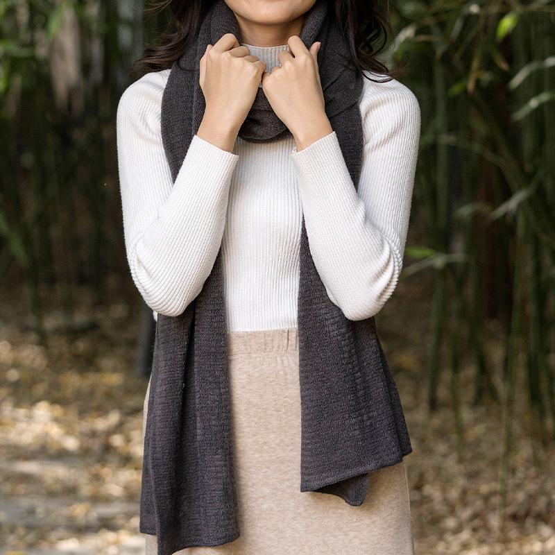 Wholesale Korean-style Solid-color Scarves Thickened For Autumn And Winter photo 1