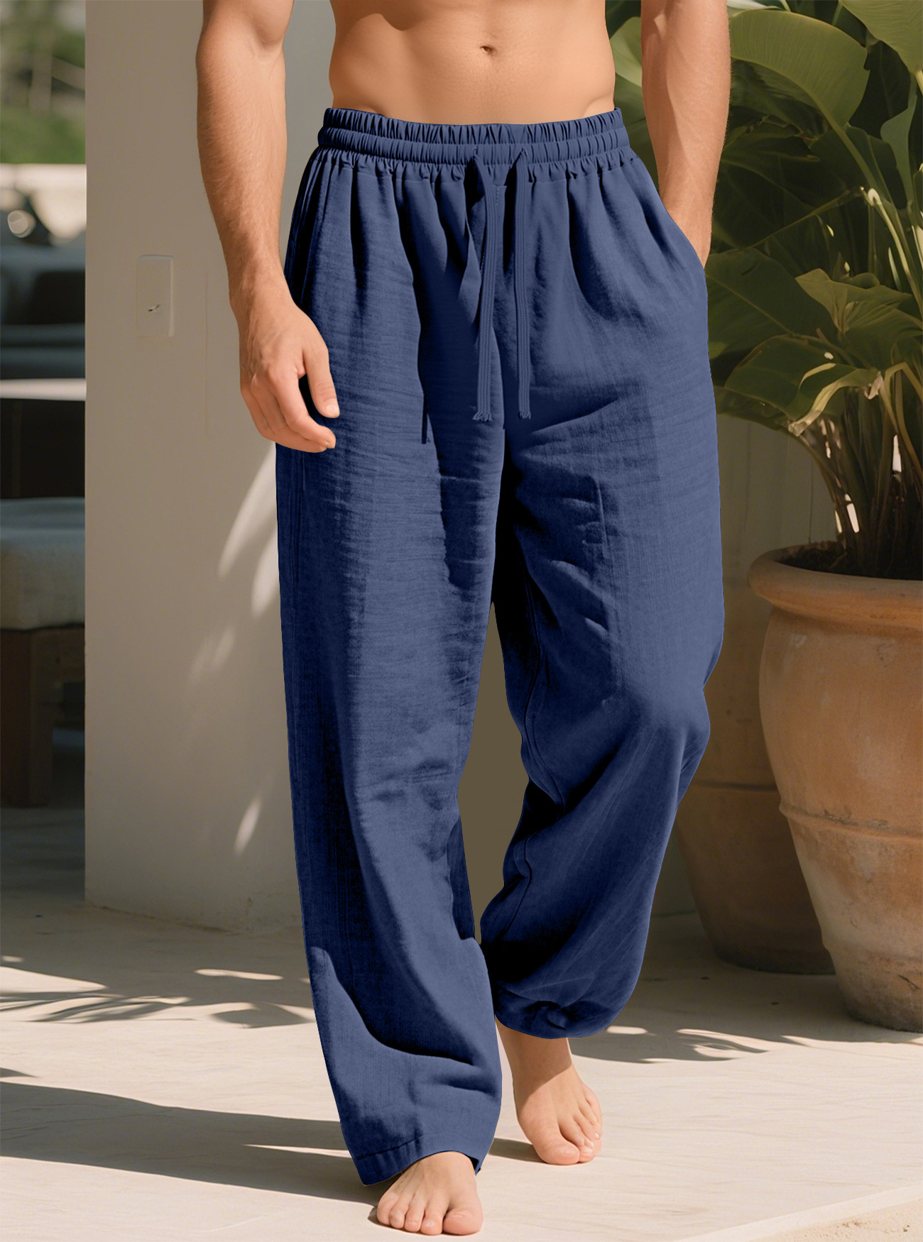 Loose Straight Casual Plus Size Breathable Quick-drying Trousers photo 3