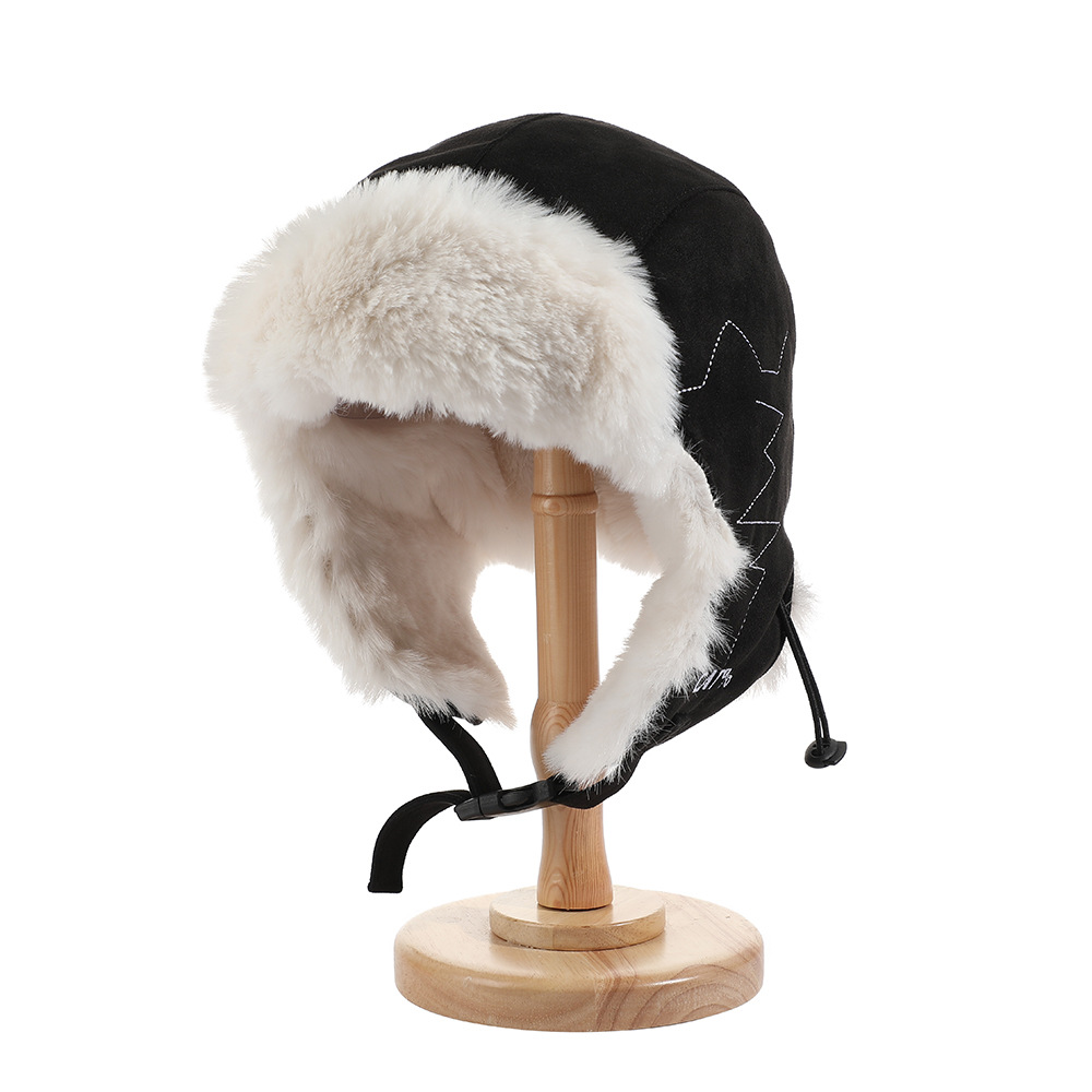 Mens Plush Warm And Thickened Ear Protecting Hat For Cold Weather photo 4